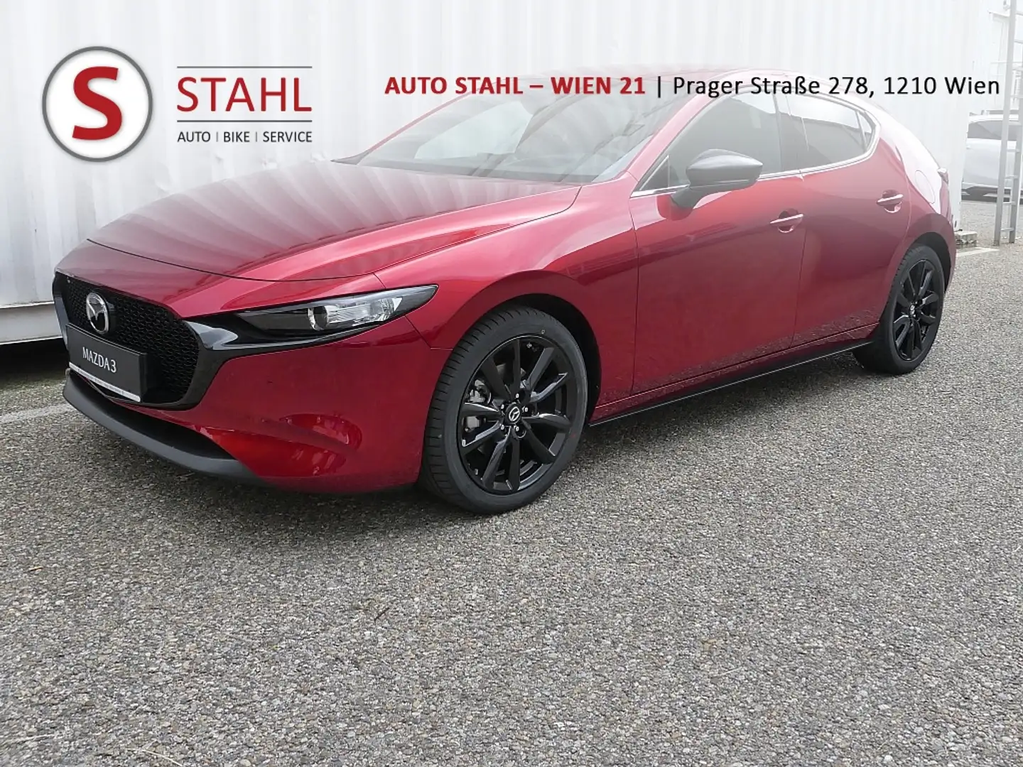Mazda 3 Mazda3 e-Skyactiv-G140 Homura Aut. AUTO STAHL W... Rot - 1