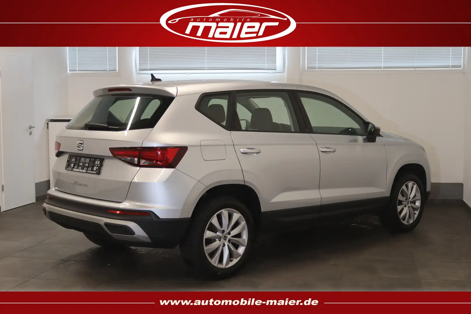 SEAT Ateca 1.5 TSI Style-Virtual-Navi-AHK-LED-SHZ-PDC Silber - 2