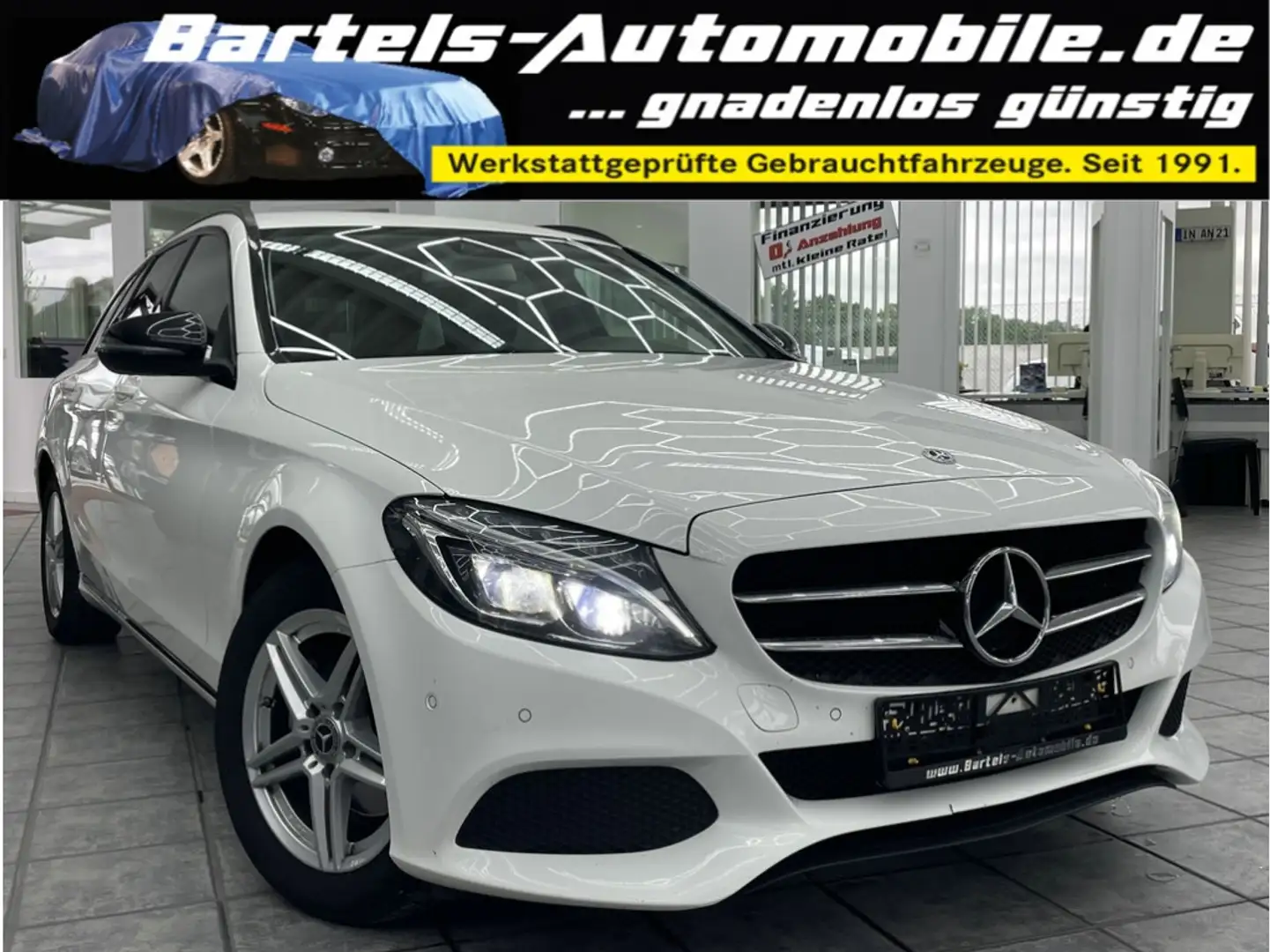 Mercedes-Benz C 180 T, AHK, Leder, Sitzheiz., Navi, LED, 2 Hd Белый - 1