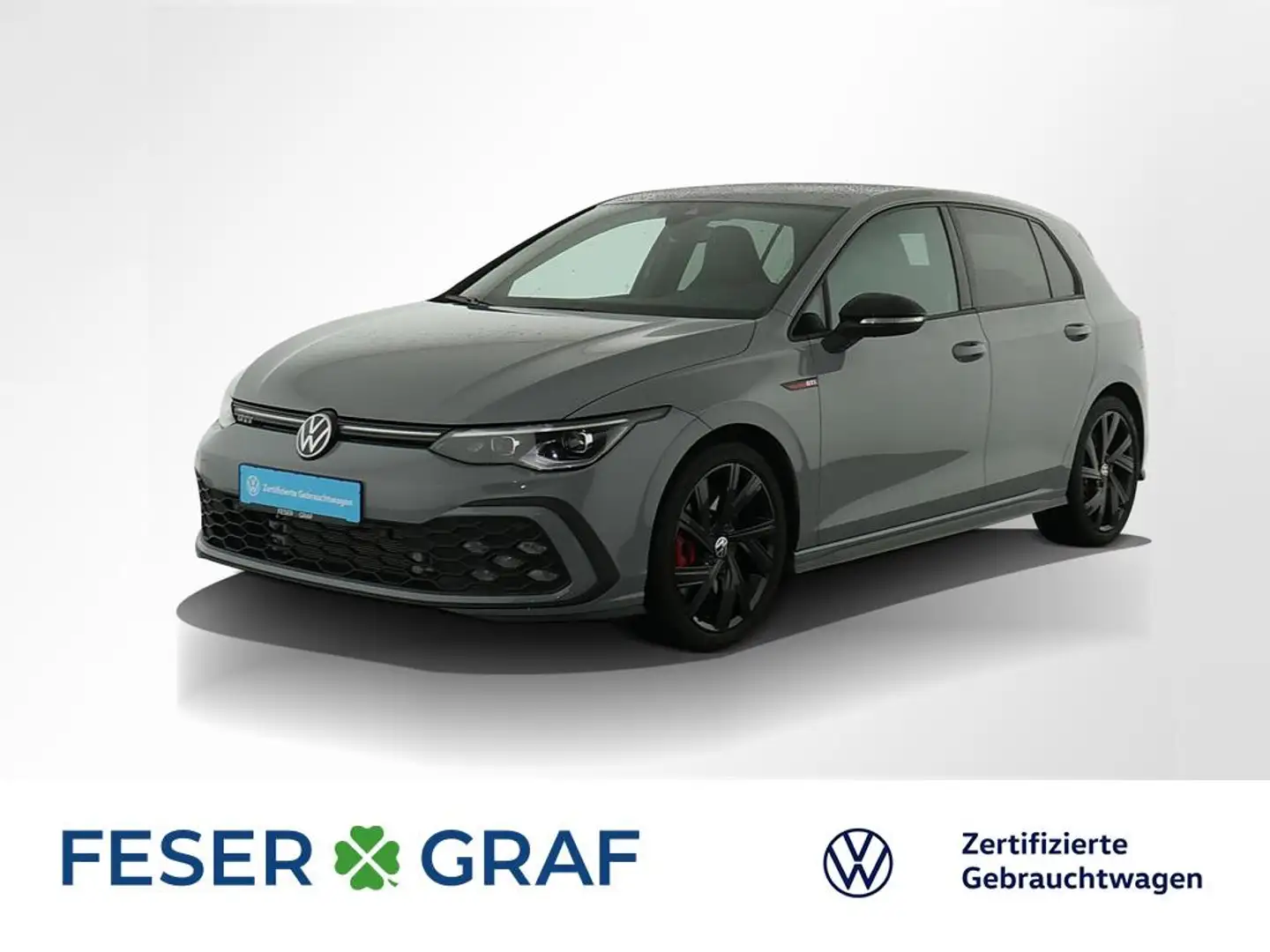 Volkswagen Golf 8 GTI BlackStyle 2.0 TSI DSG Navi H&K LED Grau - 1