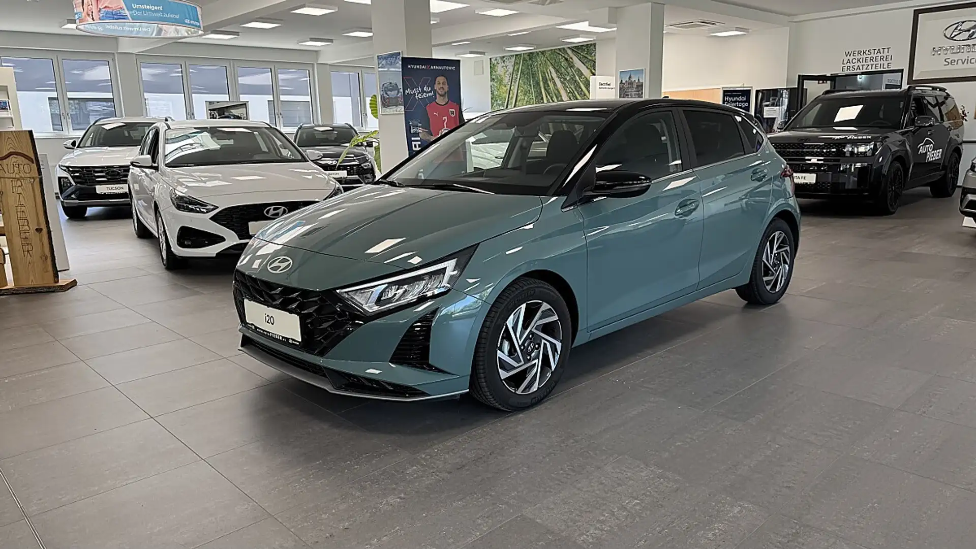 Hyundai i20 1,2 MPI GO PLUS *BARKAUFPREIS* Grün - 2