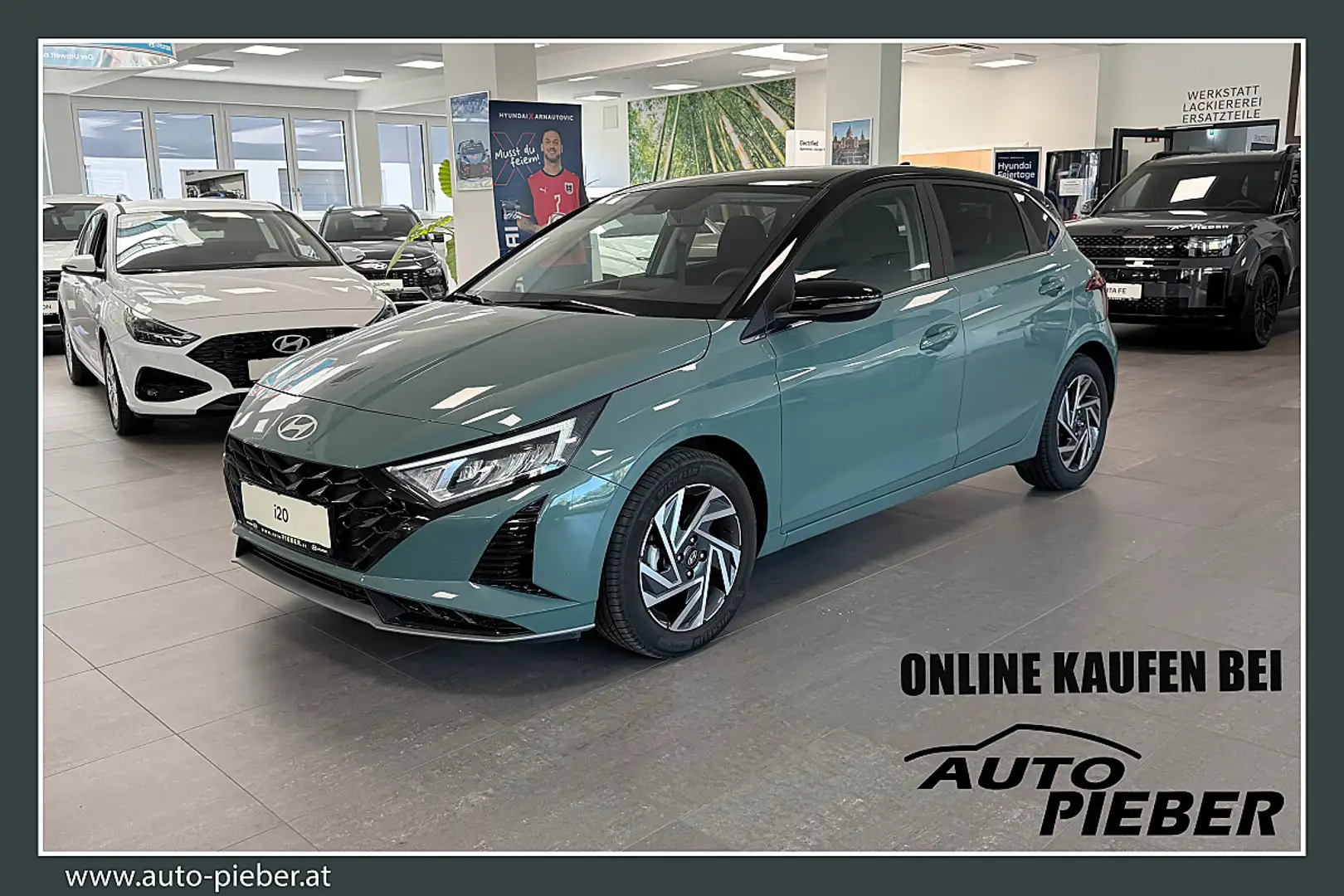 Hyundai i20 1,2 MPI GO PLUS *BARKAUFPREIS* Grün - 1
