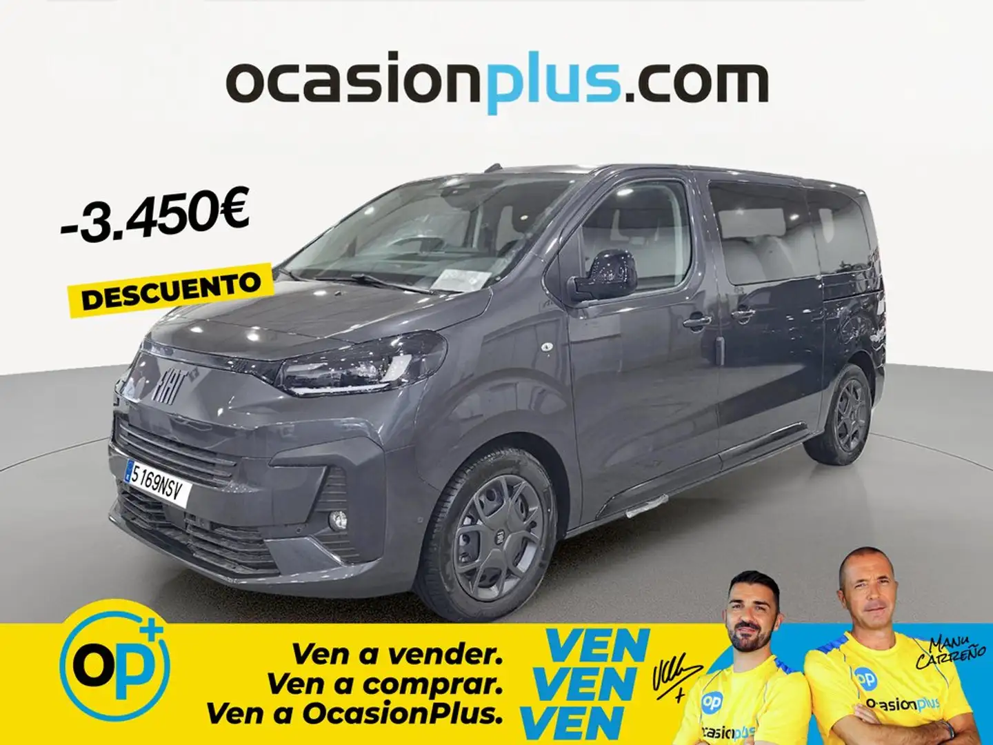 Fiat Ulysse M1 2.0.BlueHDI &S& Talla M Aut. 130KW Gris - 1