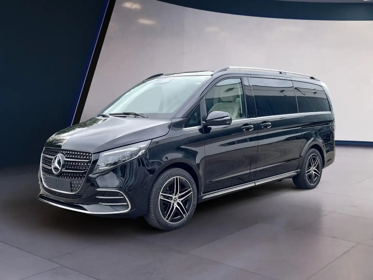 Mercedes-Benz V 300 d lang Exclusive AHK LuxurySeat StHeiz Pano Schwarz - 1