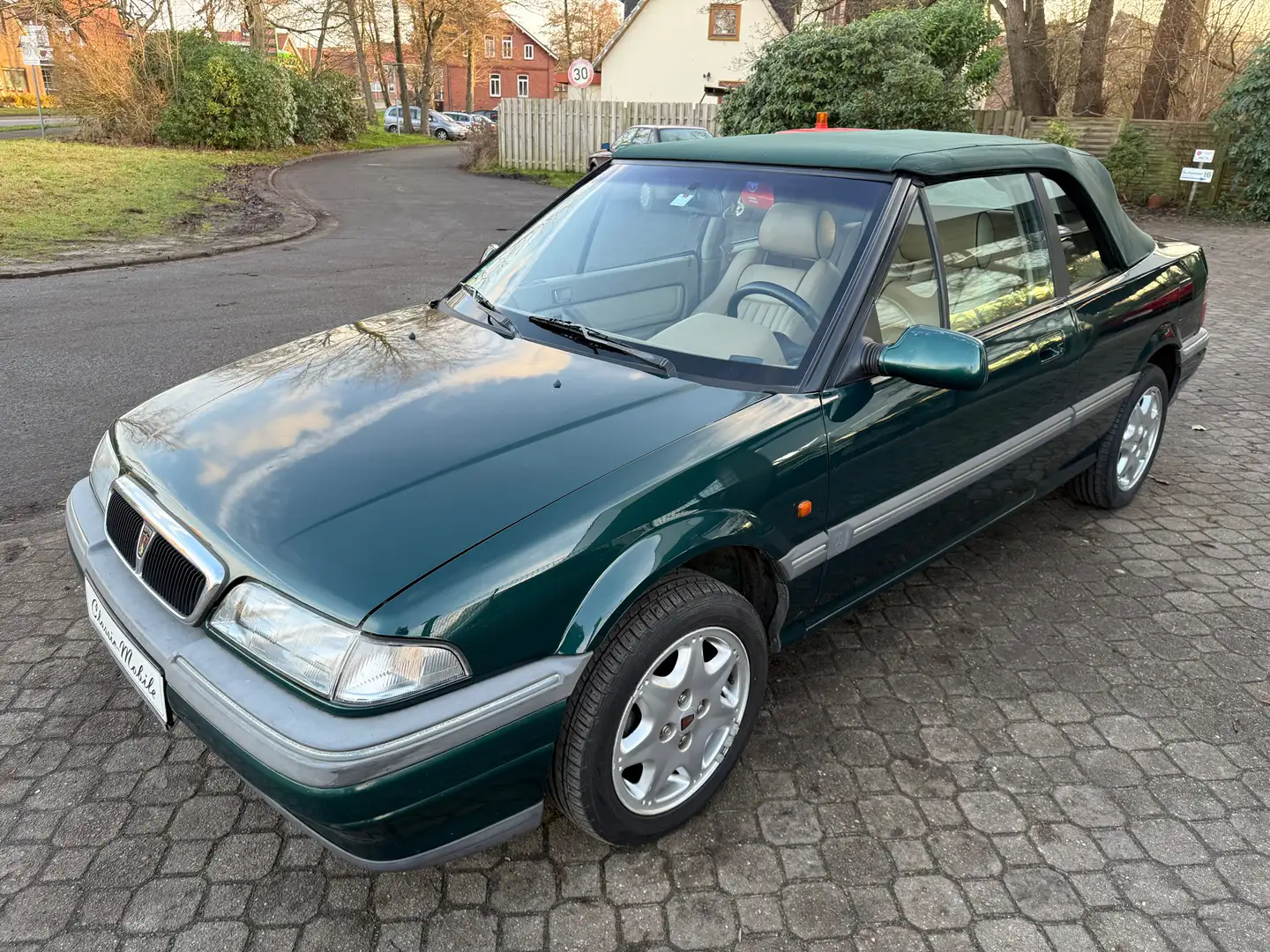 Rover 216 i Cabriolet*1.Hand*HU/H-Kennzeichen a.W. neu*Leder Grün - 2