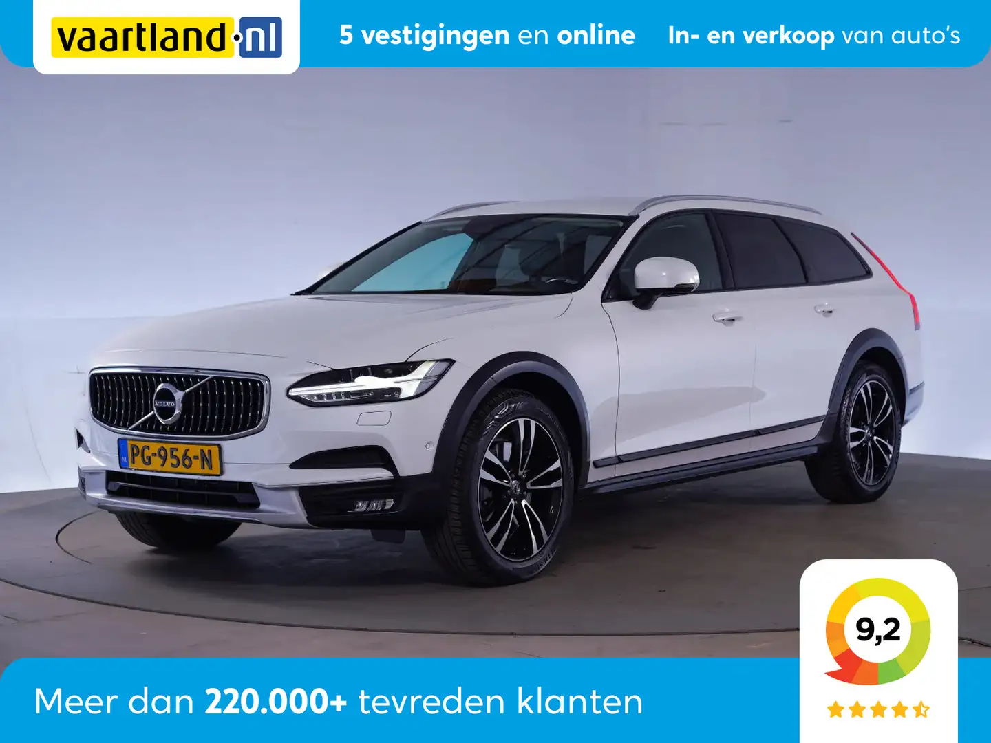 Volvo V90 2.0 D4 Pro Aut. [ Navi Camera Trekhaak BLIS ] Wit - 1