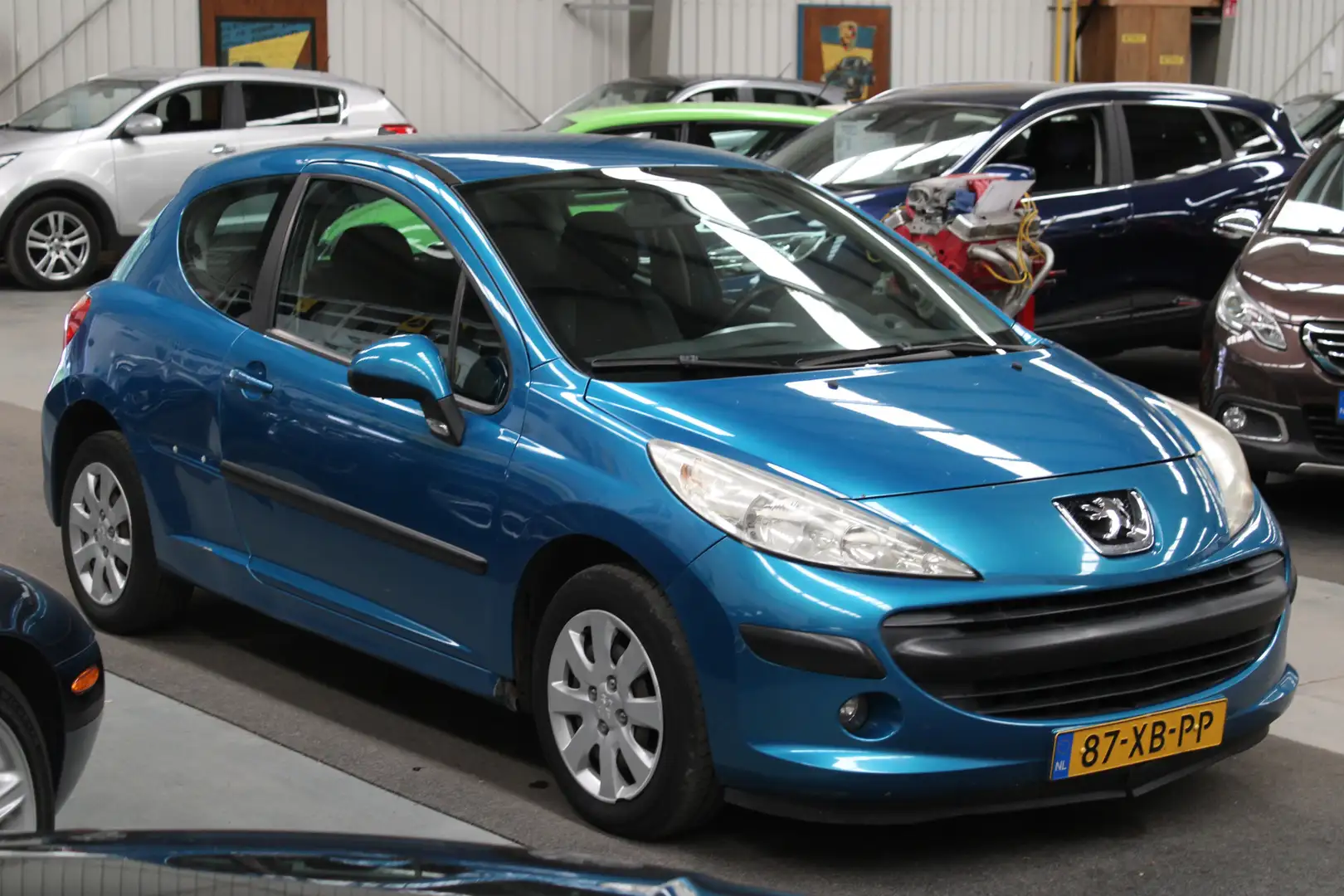 Peugeot 207 1.4 Color-line Airco, Isofix, Stuurbekrachtiging Blauw - 2