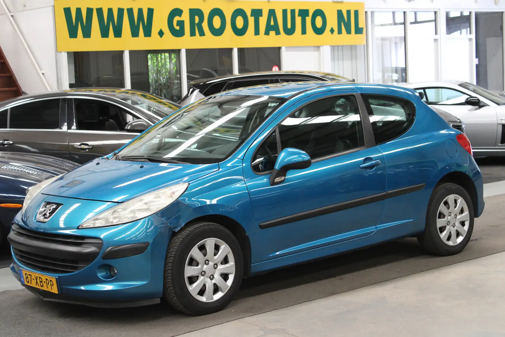 Peugeot 207 1.4 Color-line Airco, Isofix, Stuurbekrachtiging Blauw - 1