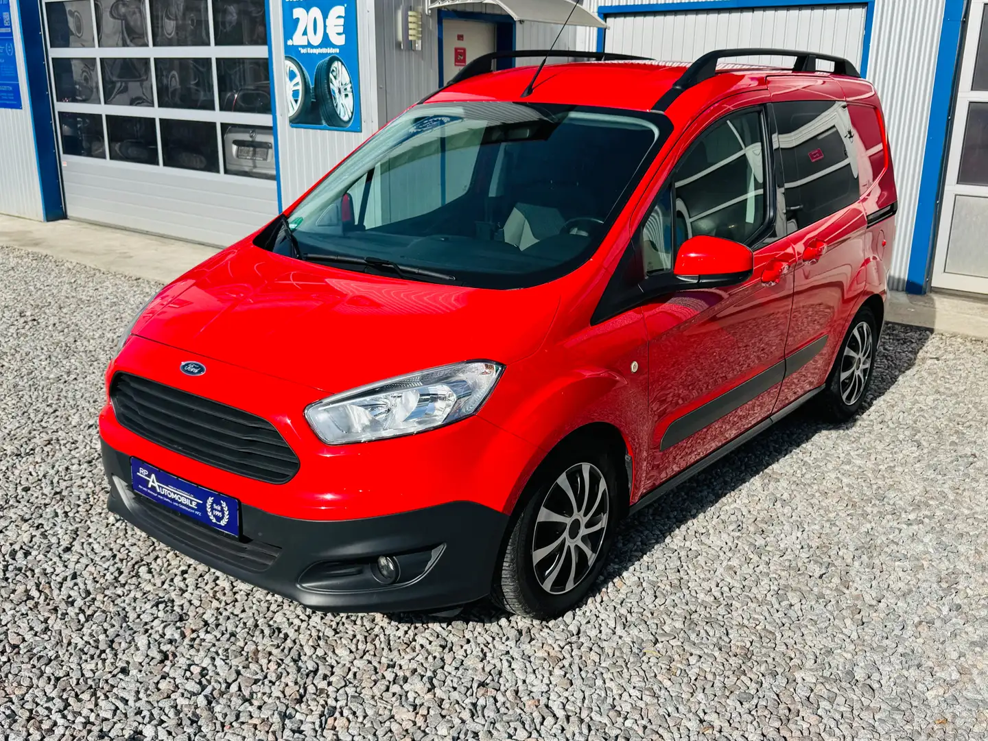Ford Transit Courier Kombi Trend 1.5d KLIMA Rot - 2