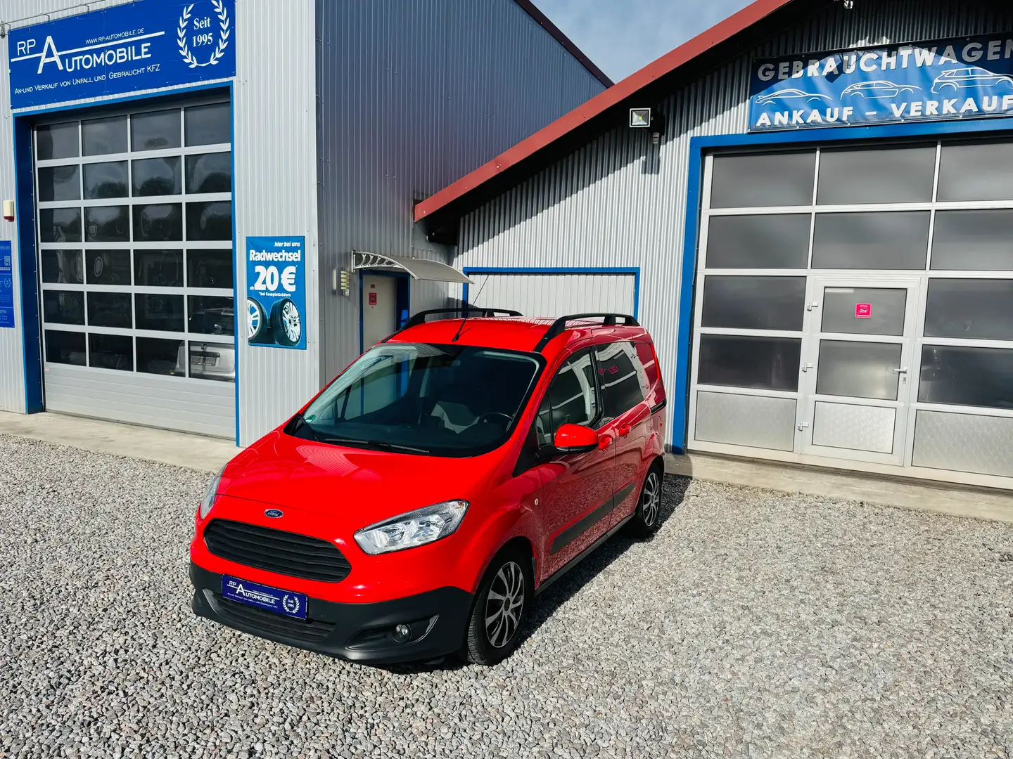 Ford Transit Courier Kombi Trend 1.5d KLIMA Rot - 1