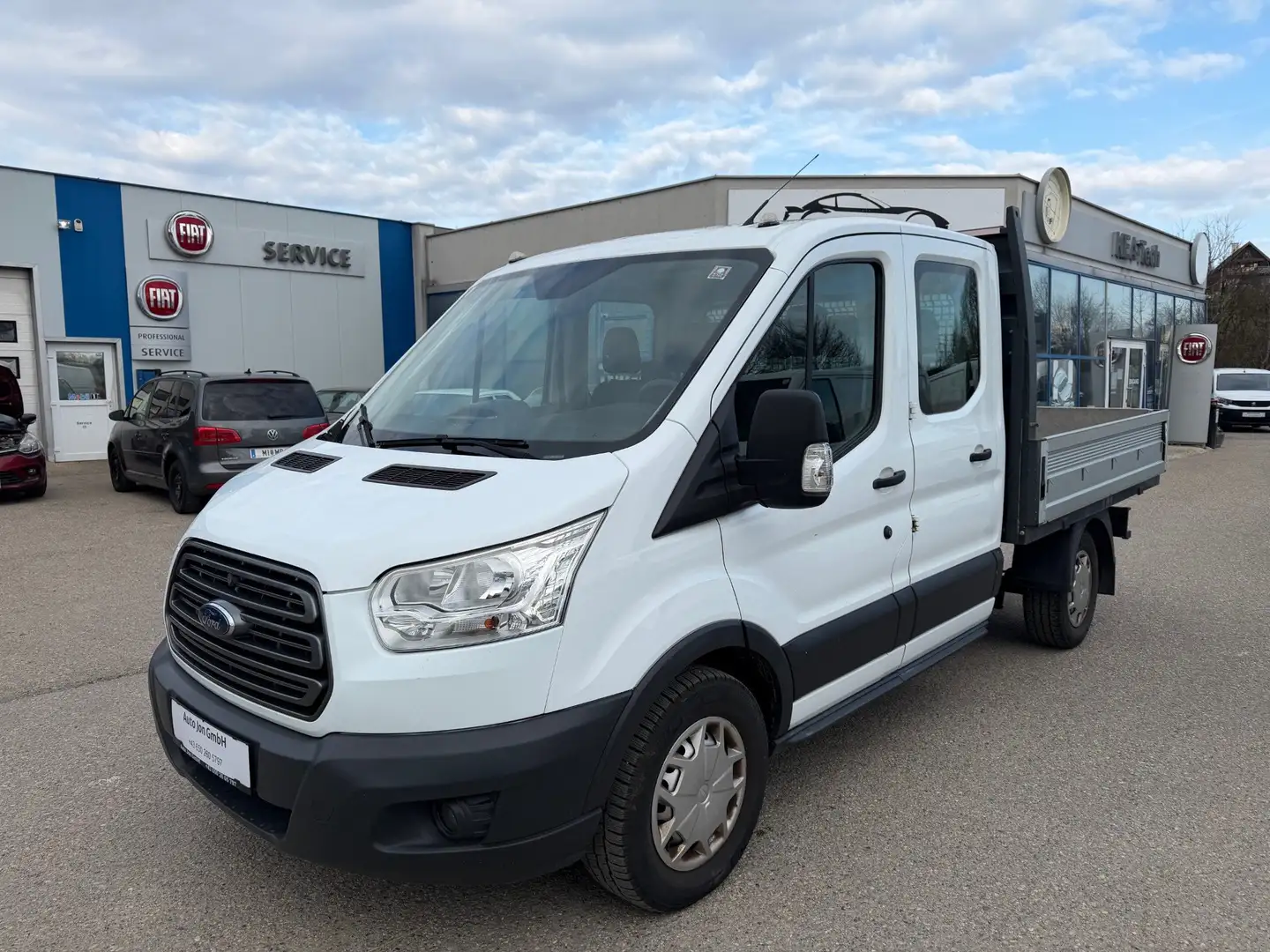 Ford Transit 350 L2 Doppelkabine*Pickerl NEU*1Besitz*Klima* Weiß - 1