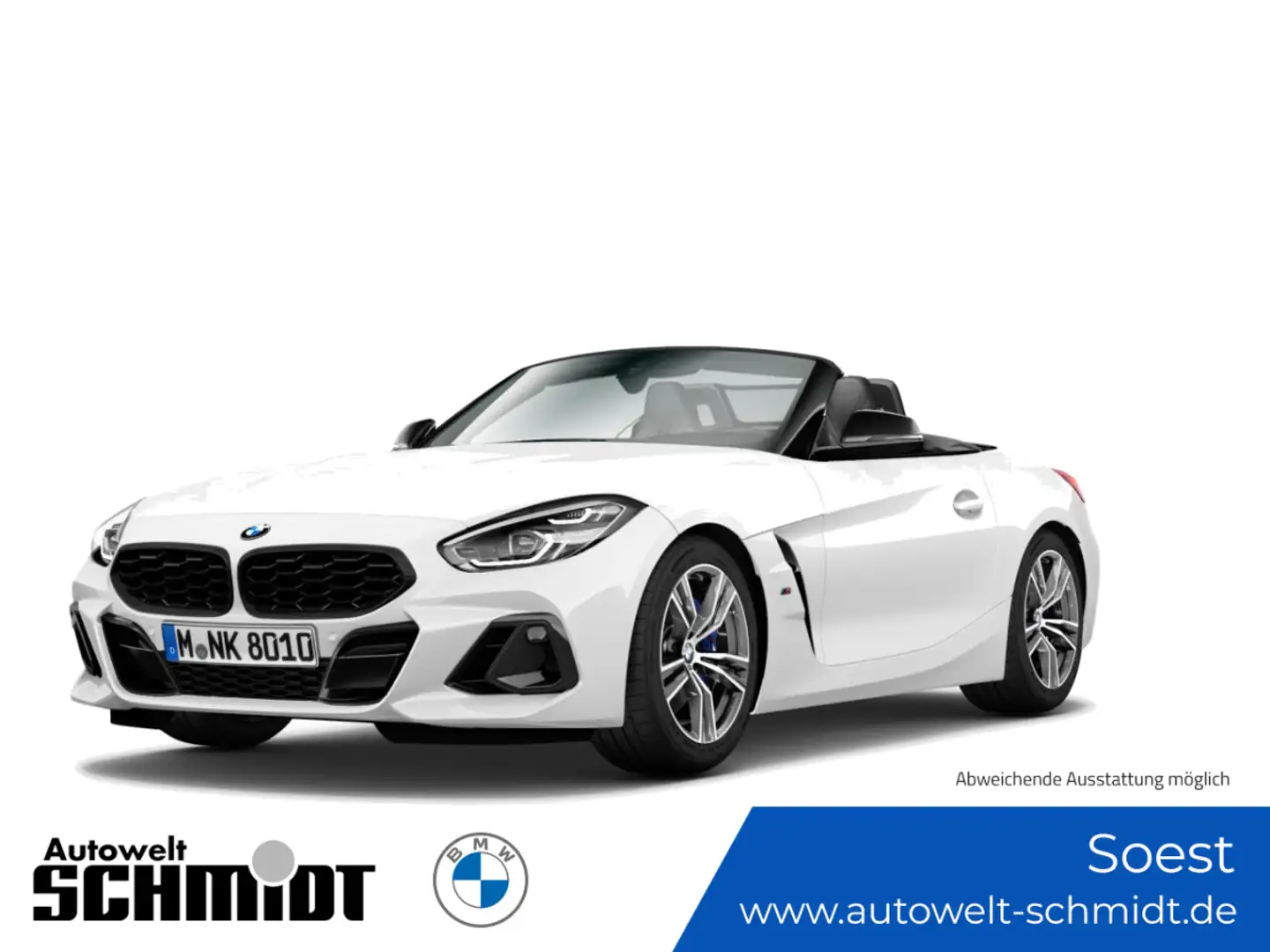 BMW Z4 M40i +Innovationspaket  +ACC  +Rückfahrkamera Weiß - 1