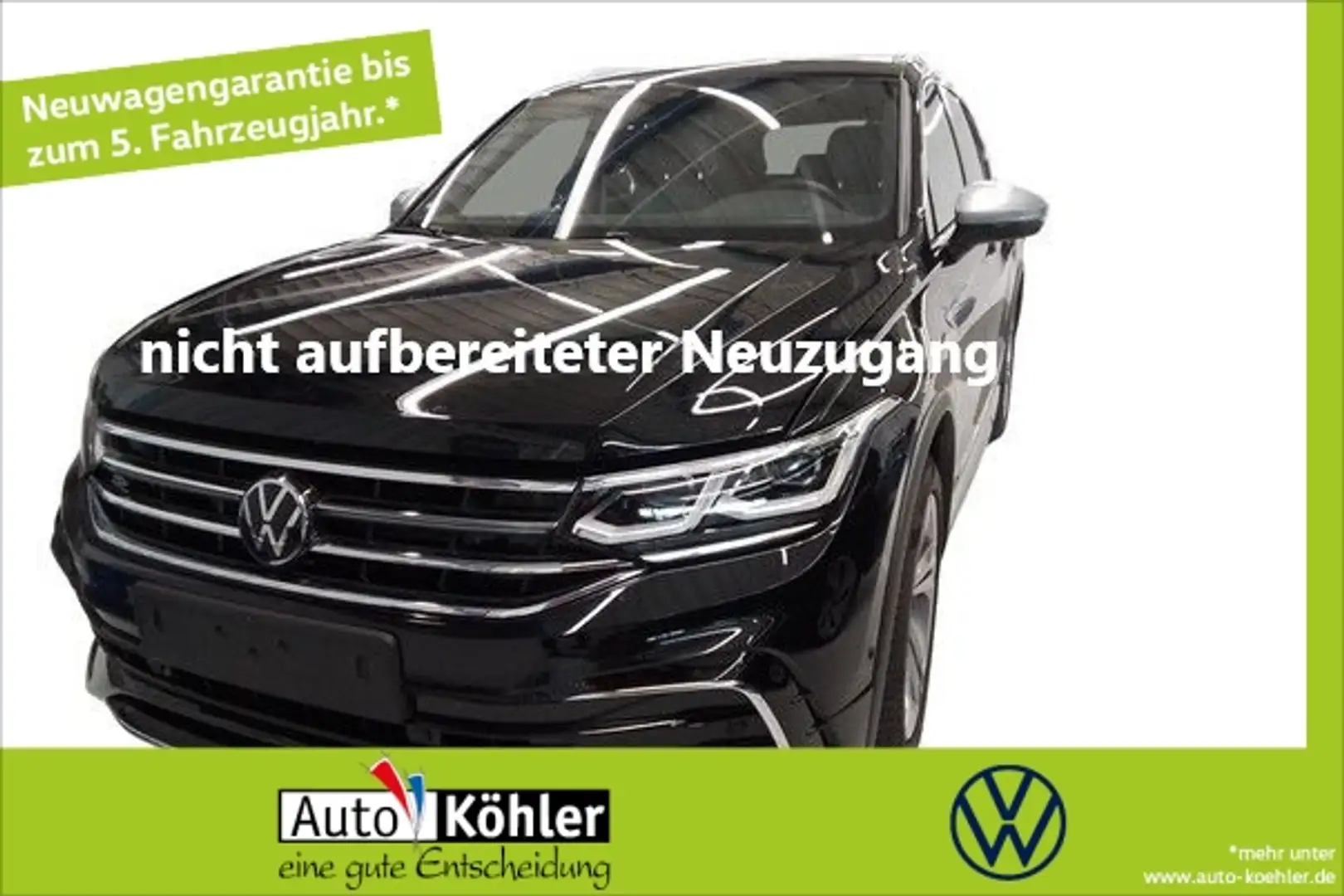 Volkswagen Tiguan Allspace R-Line TDi Panorama-Schiebedach Schwarz - 1