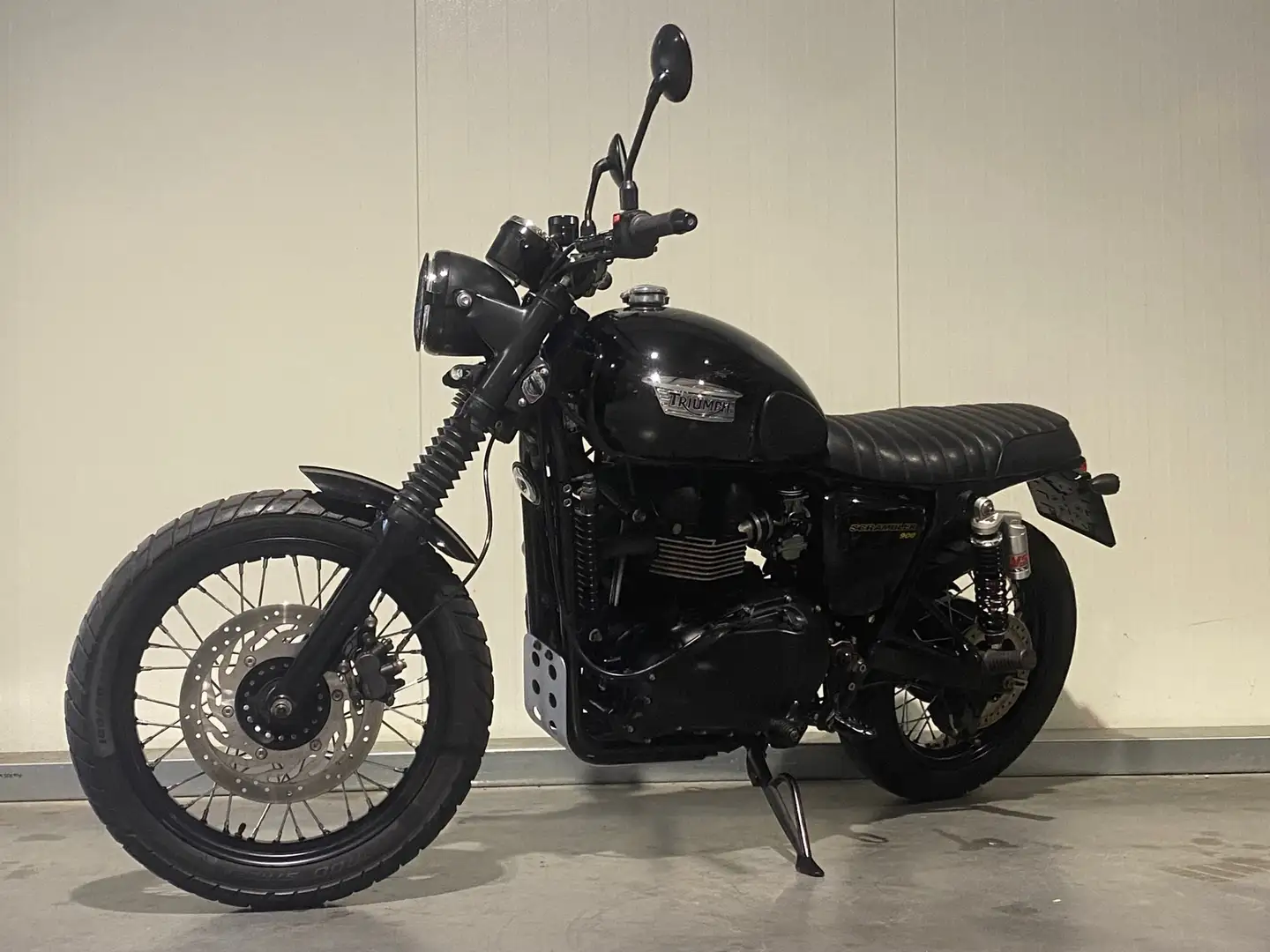 Triumph Scrambler 900 | Zard 2-in-1 uitlaat | YSS Dempers Zwart - 2