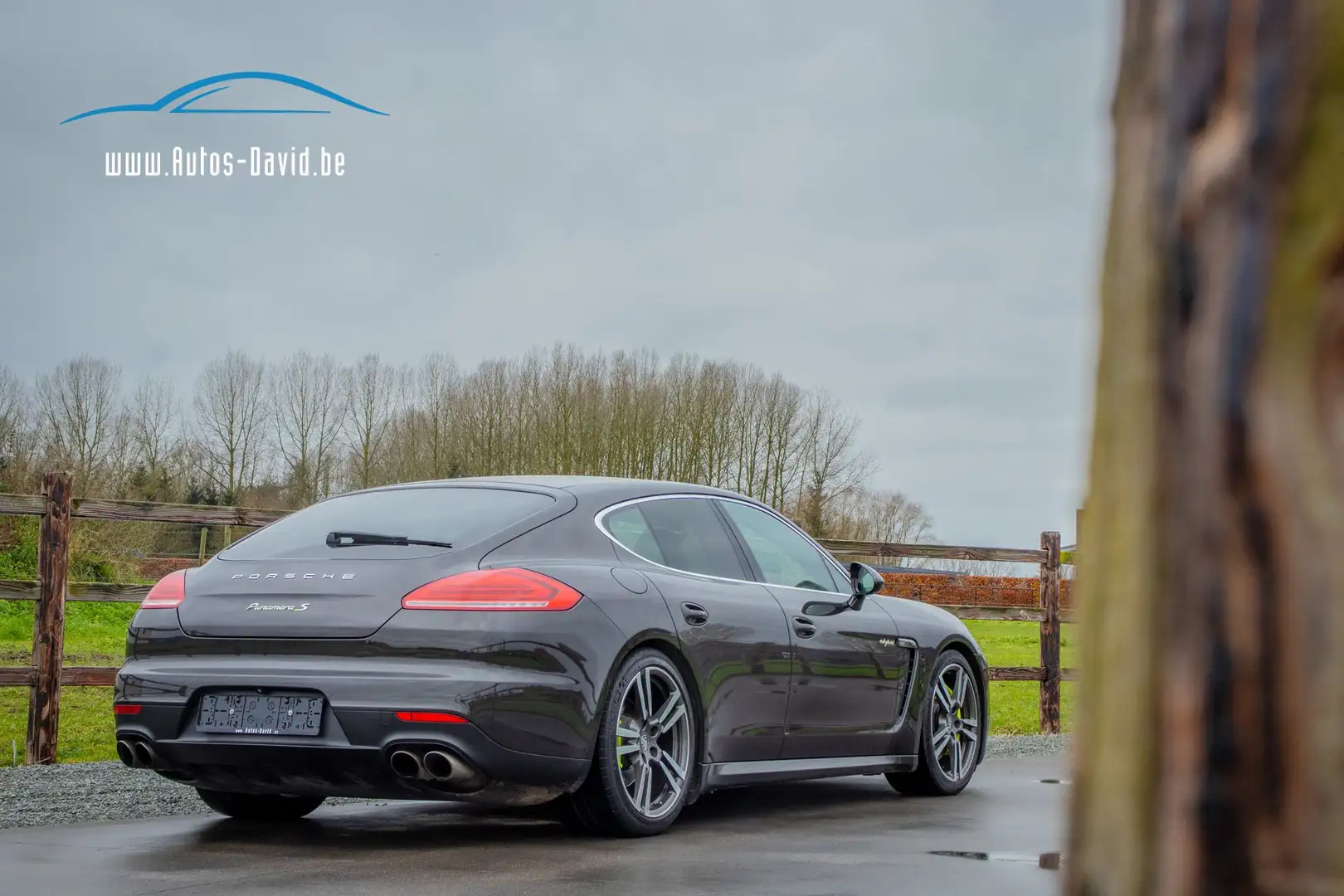 Porsche Panamera S e-Hybrid 3.0i V6 Tiptronic/ CAMERA / CARBON GREY Gris - 2