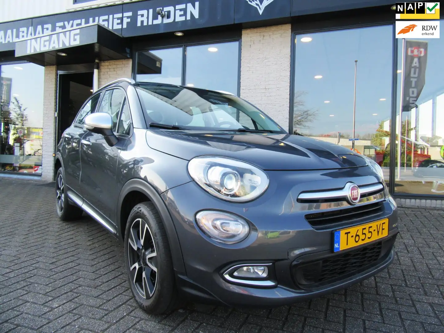 Fiat 500X 1.6 MIRROR Edition 2019 INCL BTW FULL OPITIONS Grau - 1