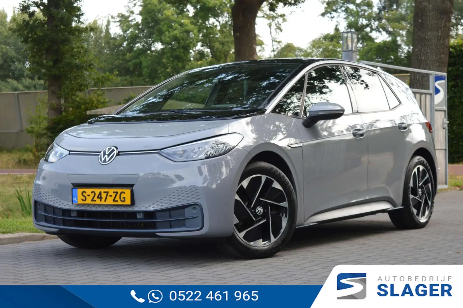 Volkswagen ID.3 Life 58 kWh - SOH 89%|Navi|Carplay|Stoelverwarming Grijs - 1