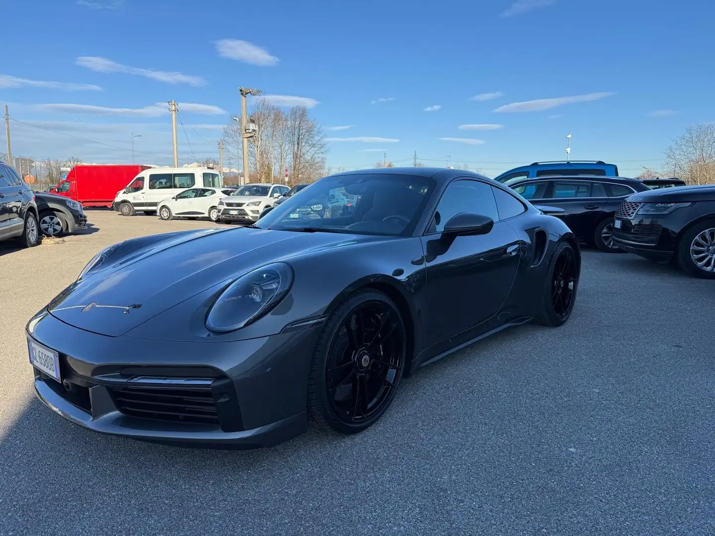 Porsche 992 911 Turbo Coupè GL658DB Grijs - 2