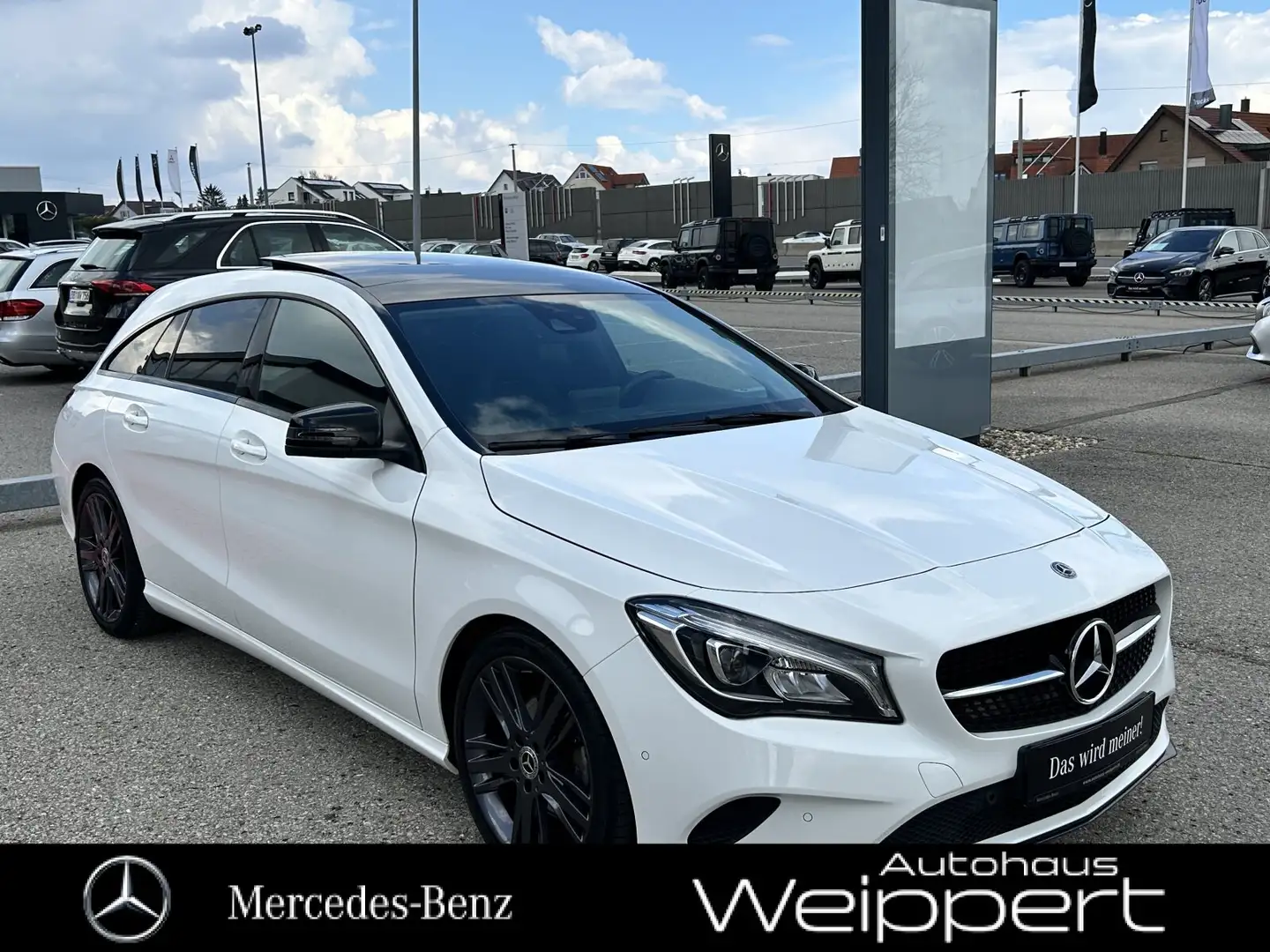 Mercedes-Benz CLA 200 CLA200 Shooting Brake NAVI LED PAN AHK KAM NIGHT Weiß - 2