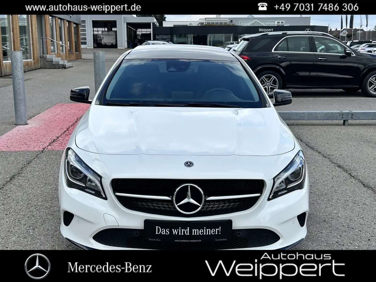 Mercedes-Benz CLA 200 CLA200 Shooting Brake NAVI LED PAN AHK KAM NIGHT Weiß - 1