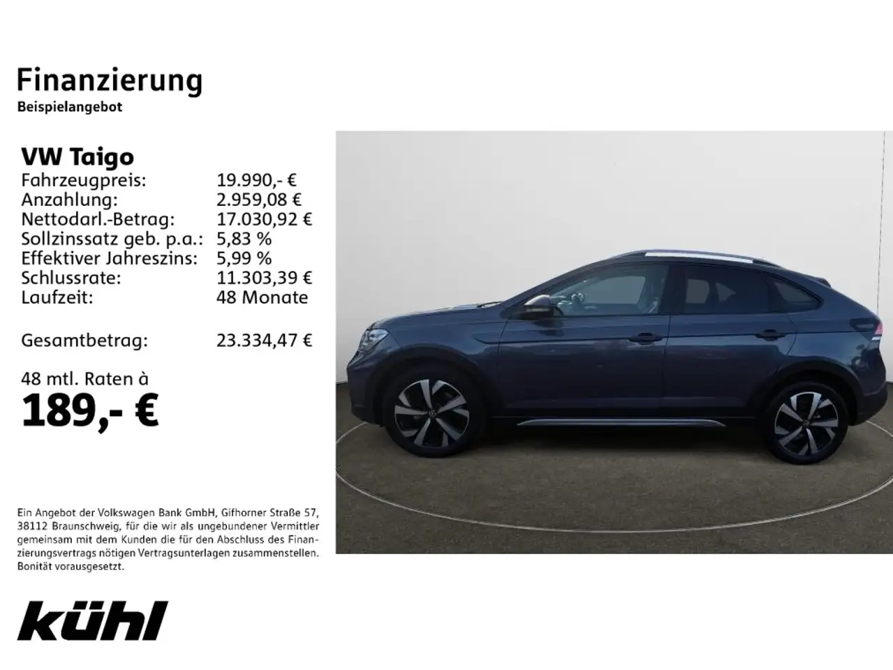 Volkswagen Taigo 1.0 TSI Style Navi,AHK,Regensensor 2