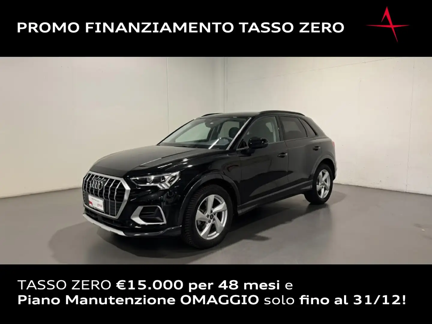 Audi Q3 35 TDI S-TRONIC BUSINESS ADVANCED Zwart - 1