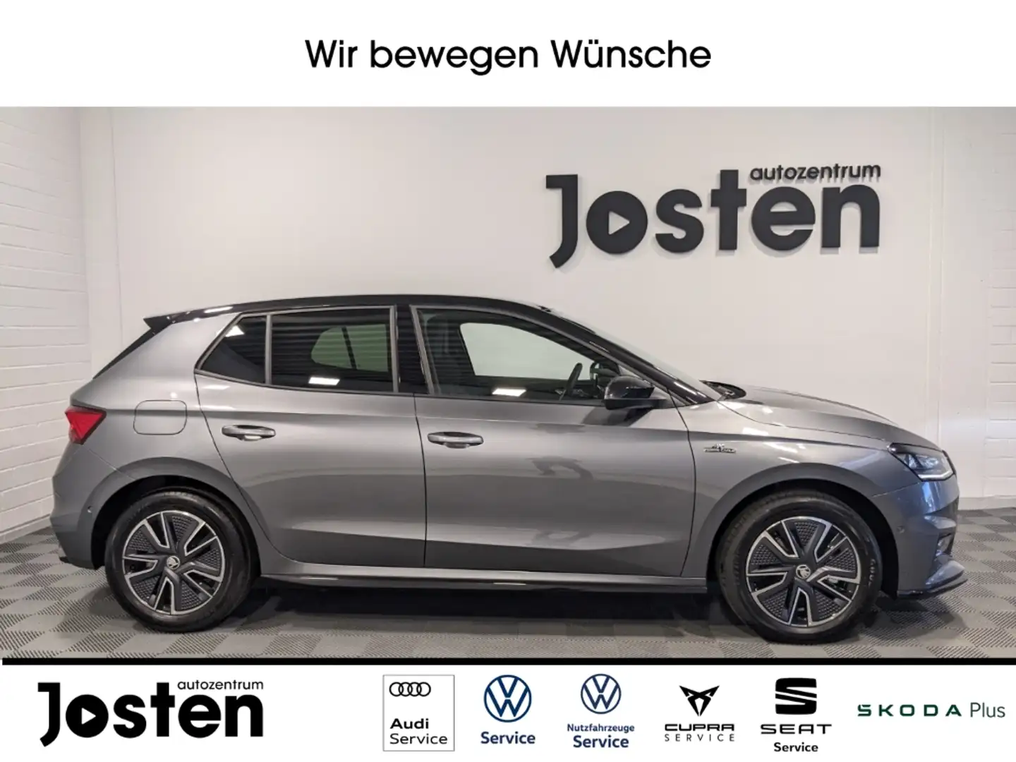 Skoda Fabia 1.0TSI Monte Carlo Navi LED Pano CarPlay Gris - 2