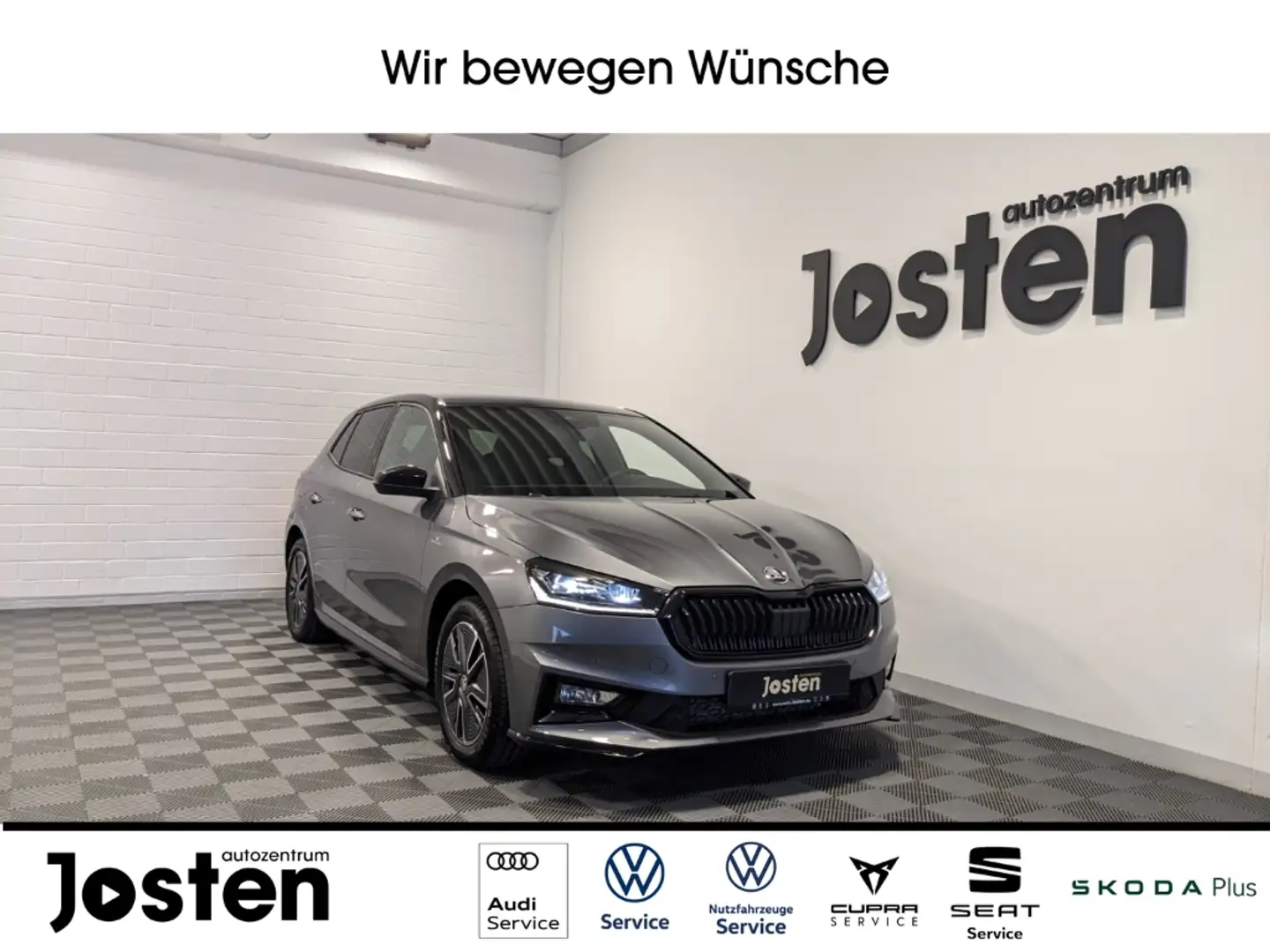 Skoda Fabia 1.0TSI Monte Carlo Navi LED Pano CarPlay Gris - 1