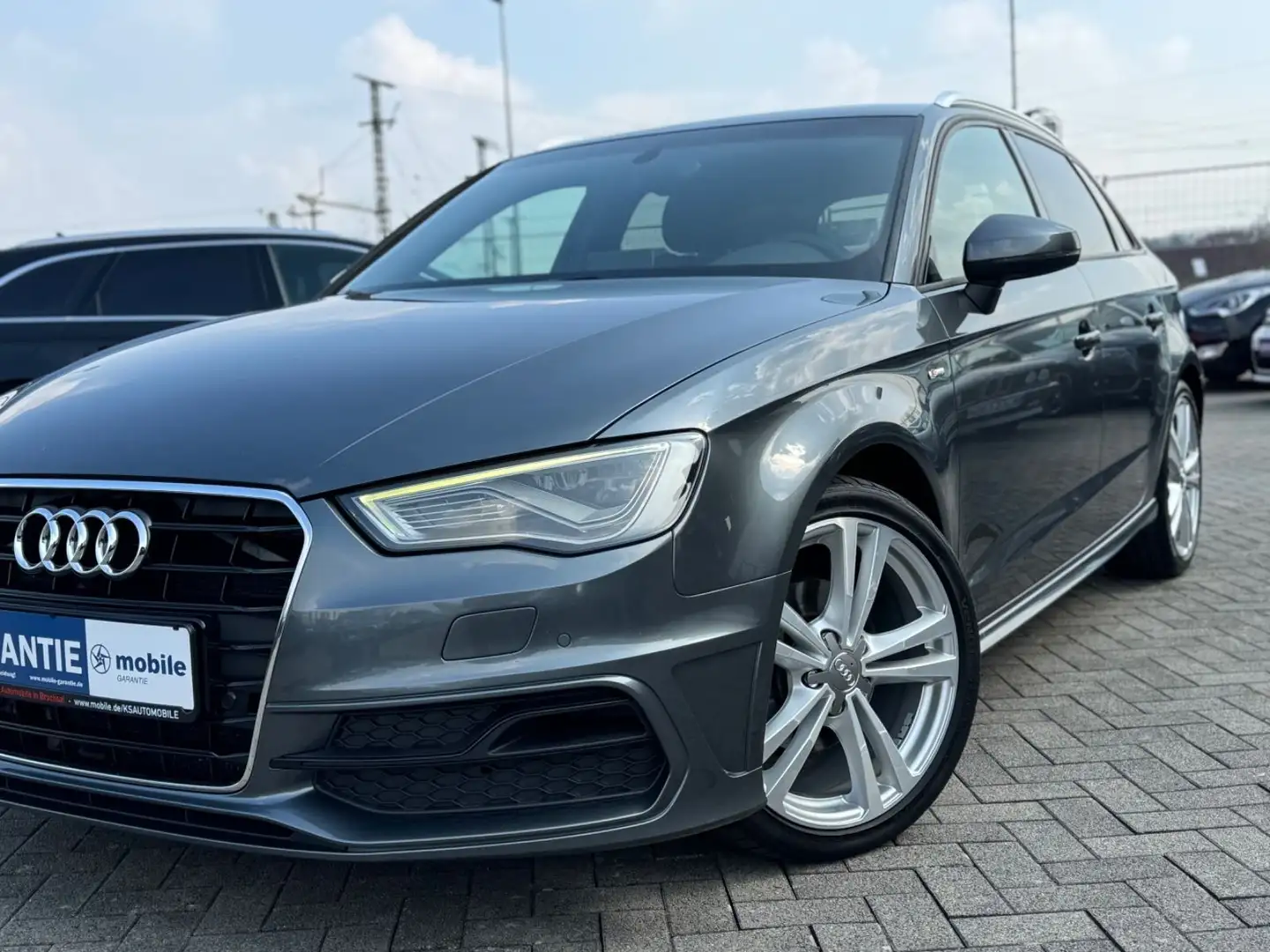 Audi A3 2.0 TDI S-tronic S-Line *Matrix*T-Leder*B&O* Gris - 2