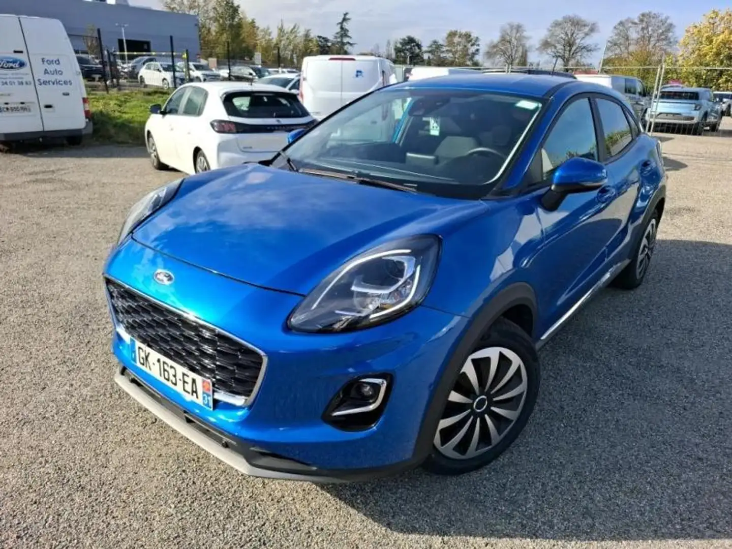 Ford Puma 1.0 EcoBoost 125ch S\u0026S mHEV Titanium Business Powershift Bleu - 1