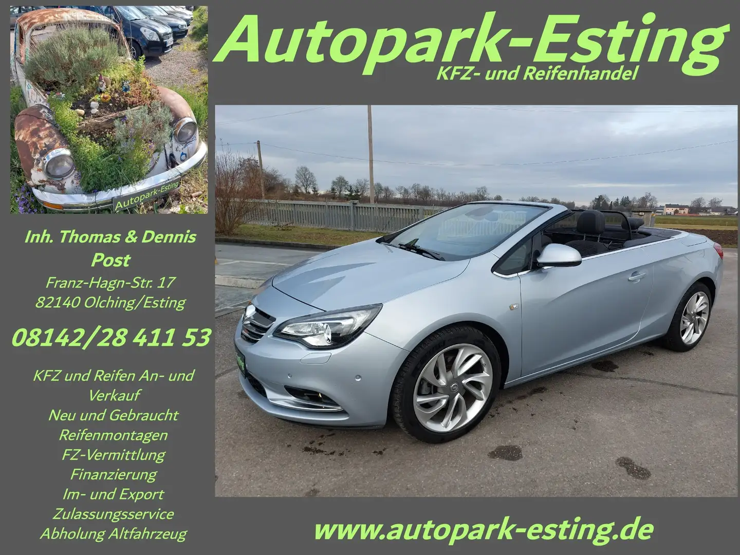Opel Cascada Innovation 1.6 Turbo 147kW nur 59.000km Blau - 1