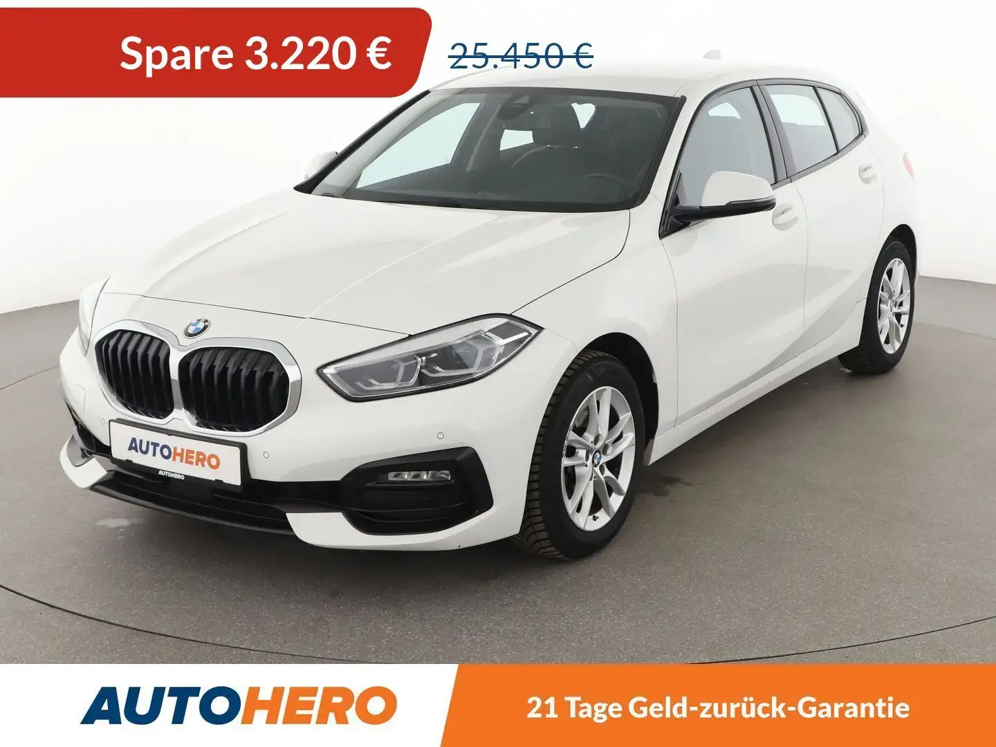 BMW 118 d Sport Line Aut.*NAVI*LED*TEMPO* Biały - 1