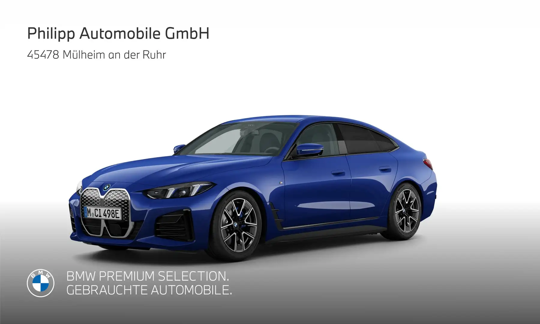 BMW i4 eDrive40 M Sport DaPro PA+ AdLED Lea ab 449br Blau - 1