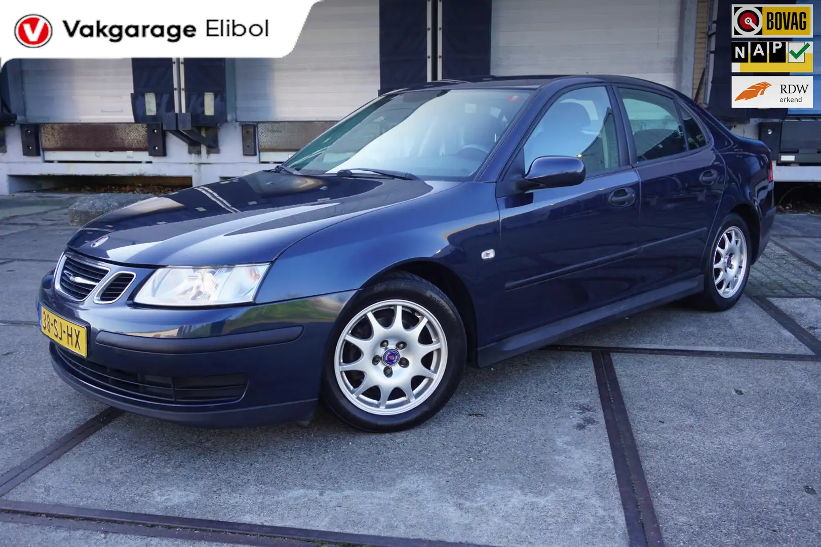 Saab 9-3 Sport Sedan 1.8 Linear * Airco * Cruise * Blauw - 1