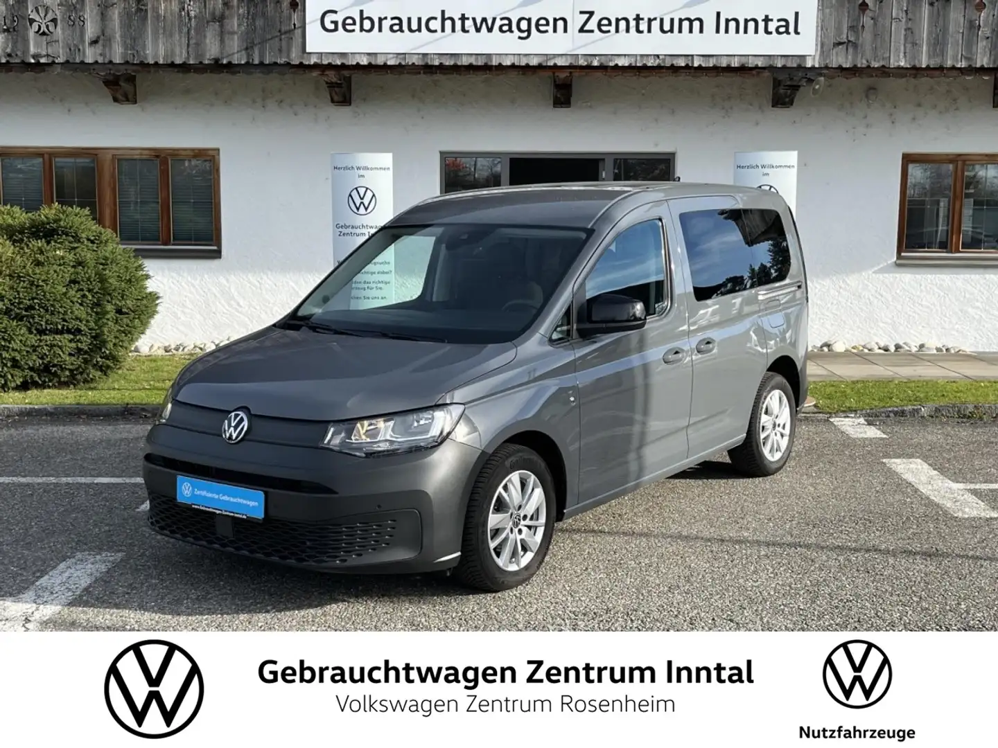 Volkswagen Caddy Kombi 2,0 TDI (Navi+RearView+Sitzhzg.) Klima Grau - 1