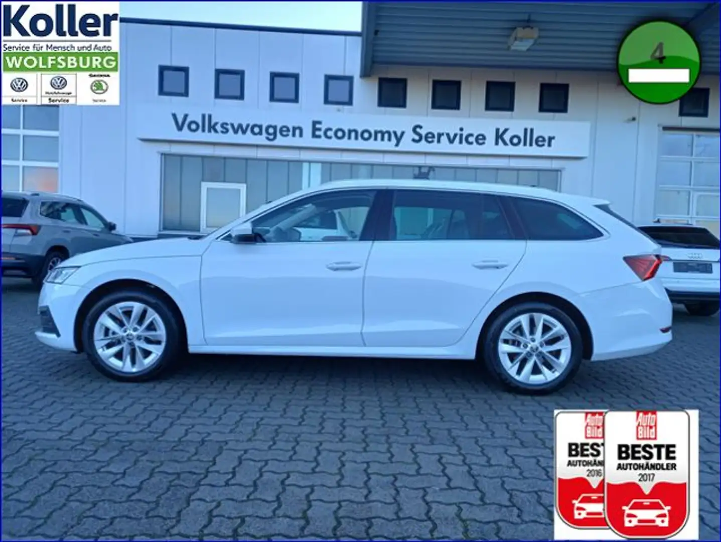 Skoda Octavia Combi 2.0 TSI DSG 4x4 Style AHK Kamera White - 1