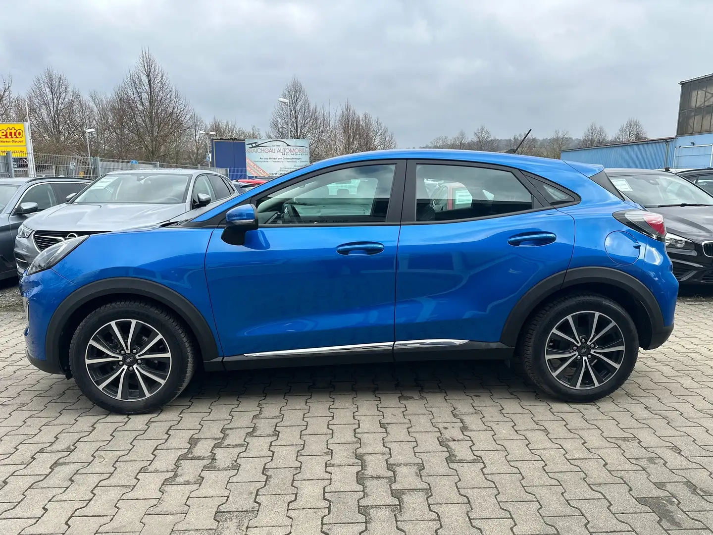 Ford Puma Crossover 1.5EcoBlue*TüV Neu*NAVI*KLIMA*LED*PDC Blau - 2