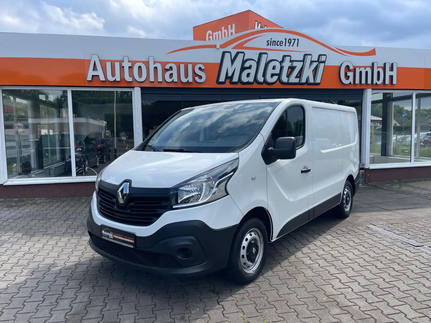 Renault Trafic 1.6 dCi Kasten L1H1*Klima*AHK*PDC*Sortimo Fehér - 1