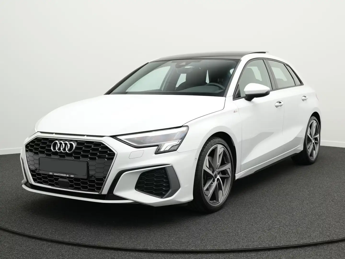 Audi A3 35TFSI S-LINE S-TRONIC LED PANO PADDLES BI-ZONA Blanc - 1