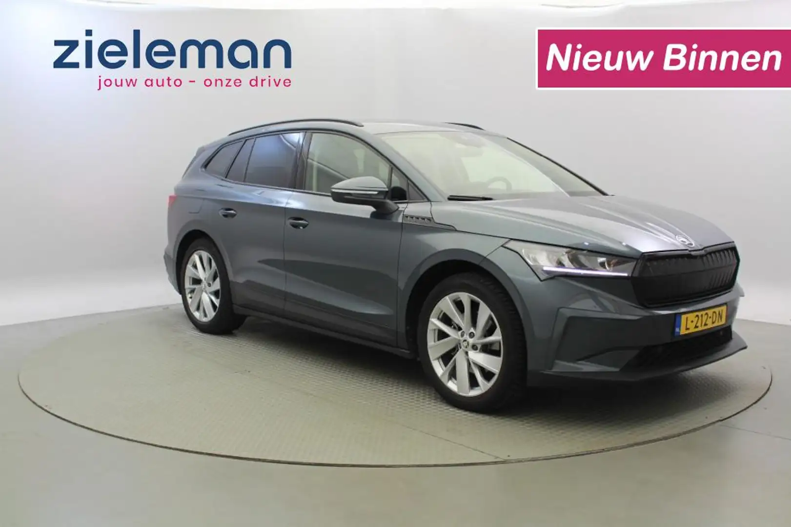 Skoda Enyaq 60 - Carplay, Stoelverwaming, Cruise, SOH 93% Grijs - 1