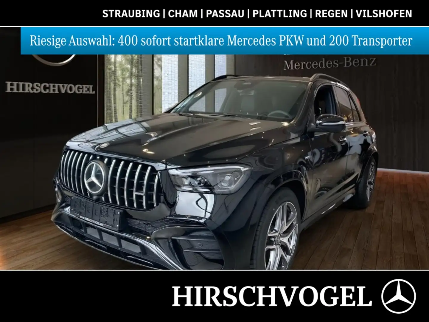 Mercedes-Benz GLE 53 AMG 4M+ Night+Pano+AHK+DISTRONIC+KEYLESS Schwarz - 1