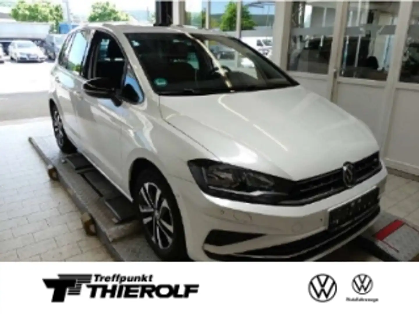 Volkswagen Golf Sportsvan 1.0 TSI Comfortline AHK Panorama Bianco - 1
