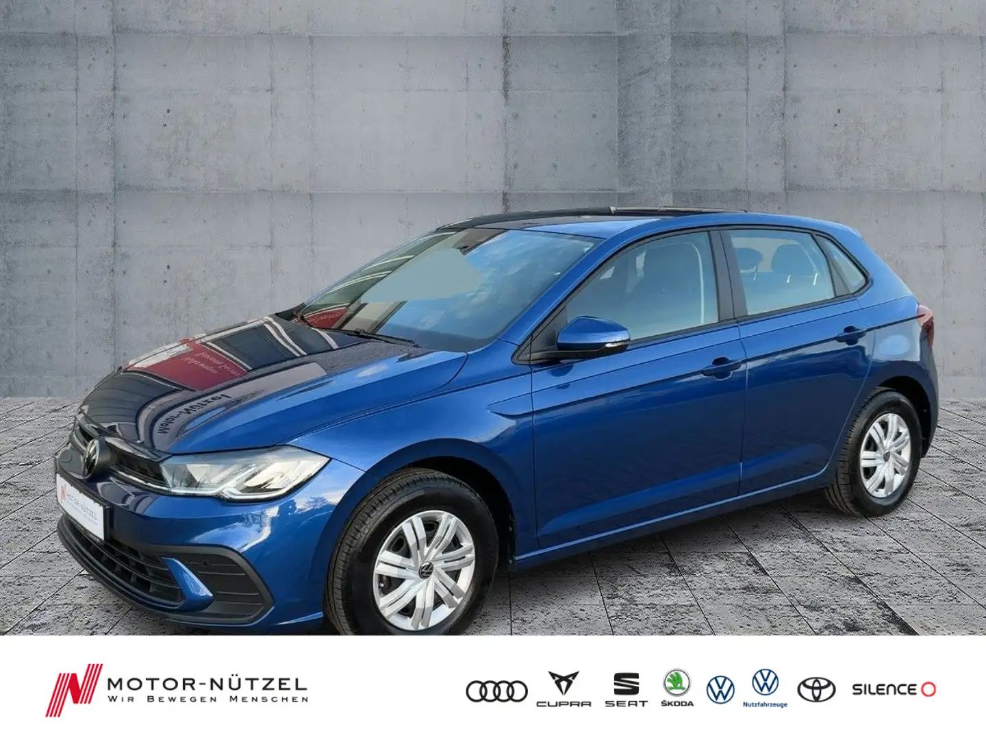 Volkswagen Polo 1.0 FRESH LED+SHZ+PDC+BLUETOOTH+KLIMAANLAGE Blau - 1