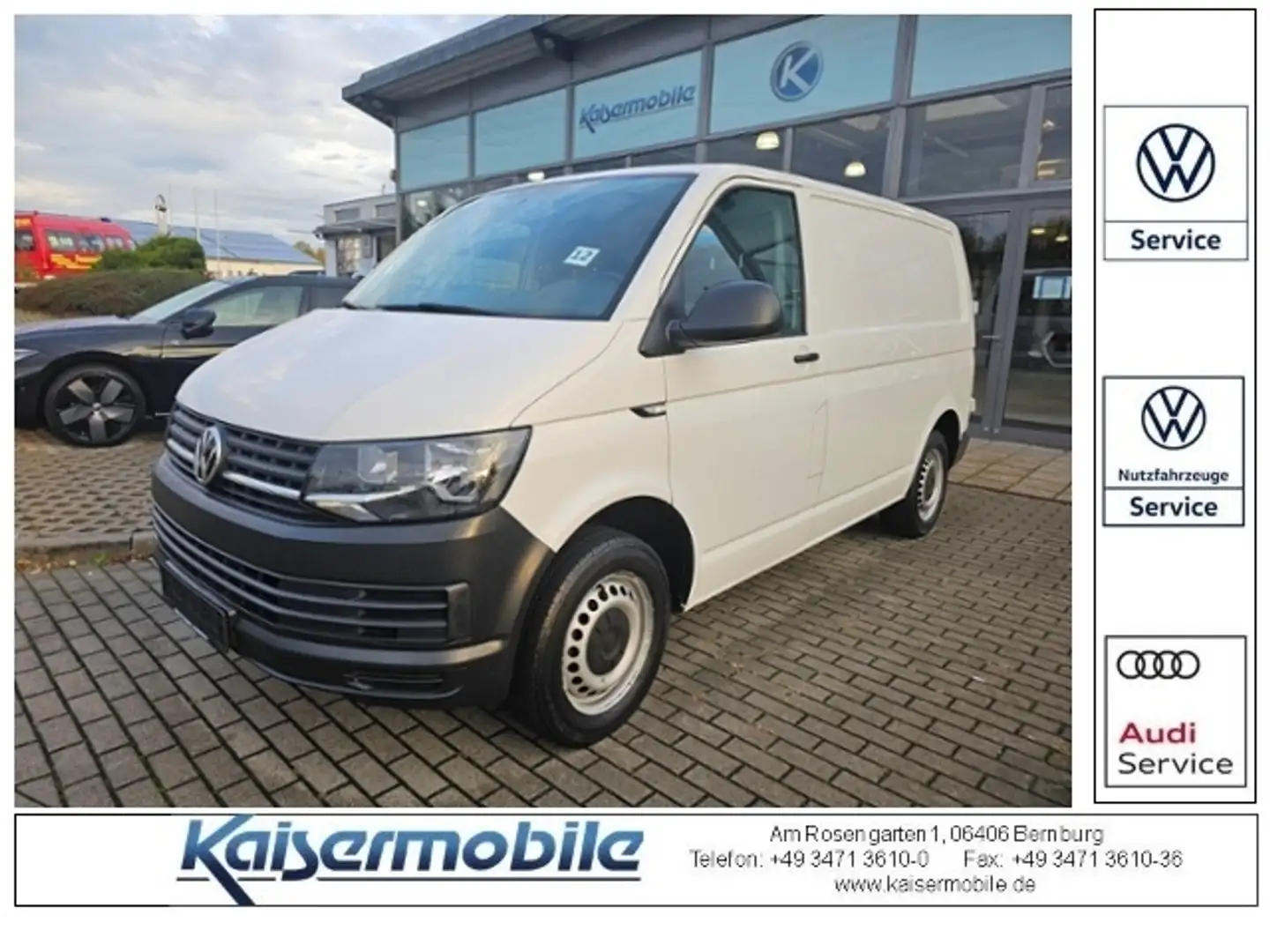 Volkswagen T6 2.0 TDI Kasten KLIMA Weiß - 1
