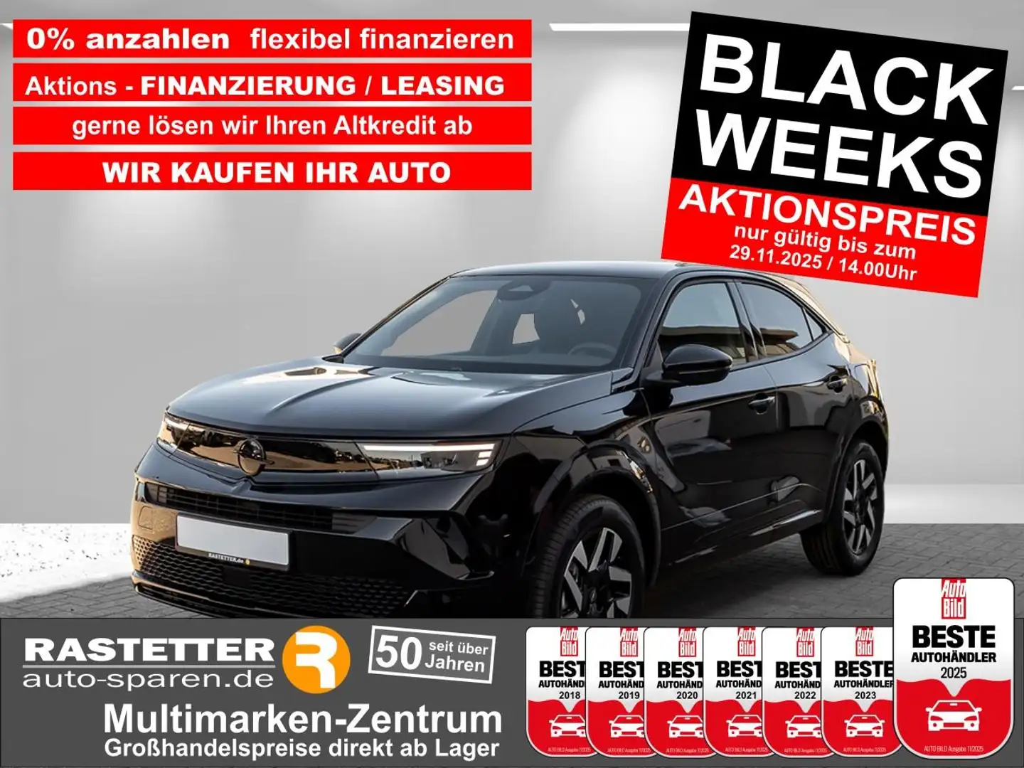 Opel Mokka GS Aut. Komfort+Kamera+Teilleder+Klimaaut+SHZ+PDC+ Negro - 1