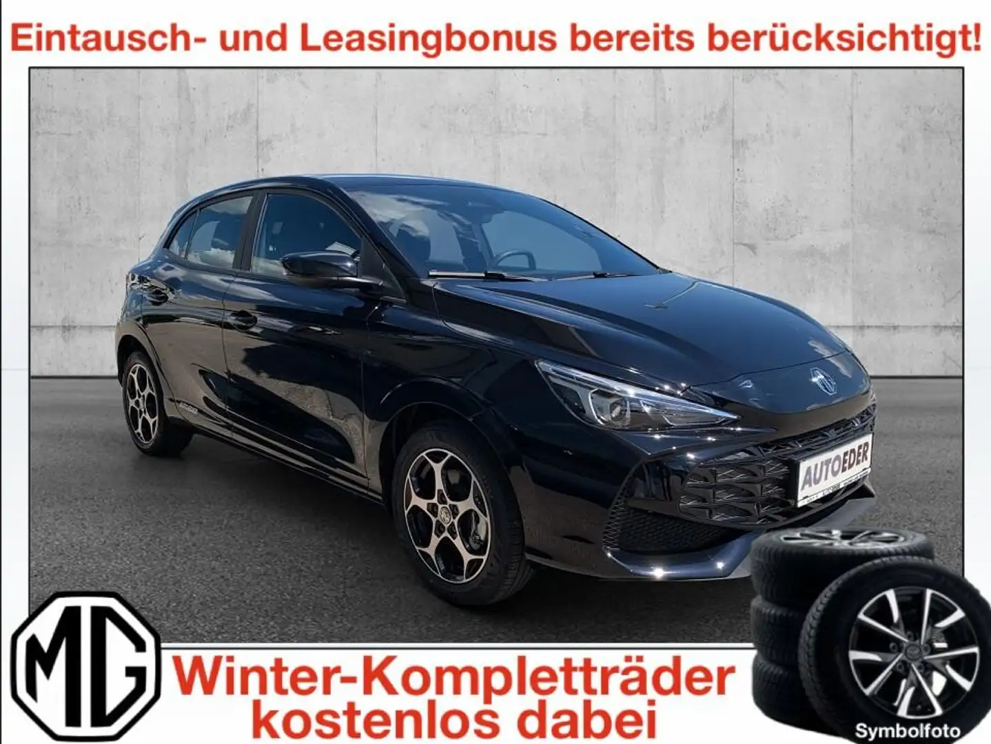 MG MG3 1,5 Hybrid+ Comfort Aut. Schwarz - 1