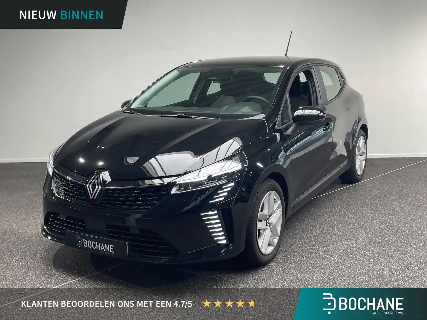 Renault Clio 1.6 E-Tech Full Hybrid 145 evolution Navigatie | A Zwart - 1