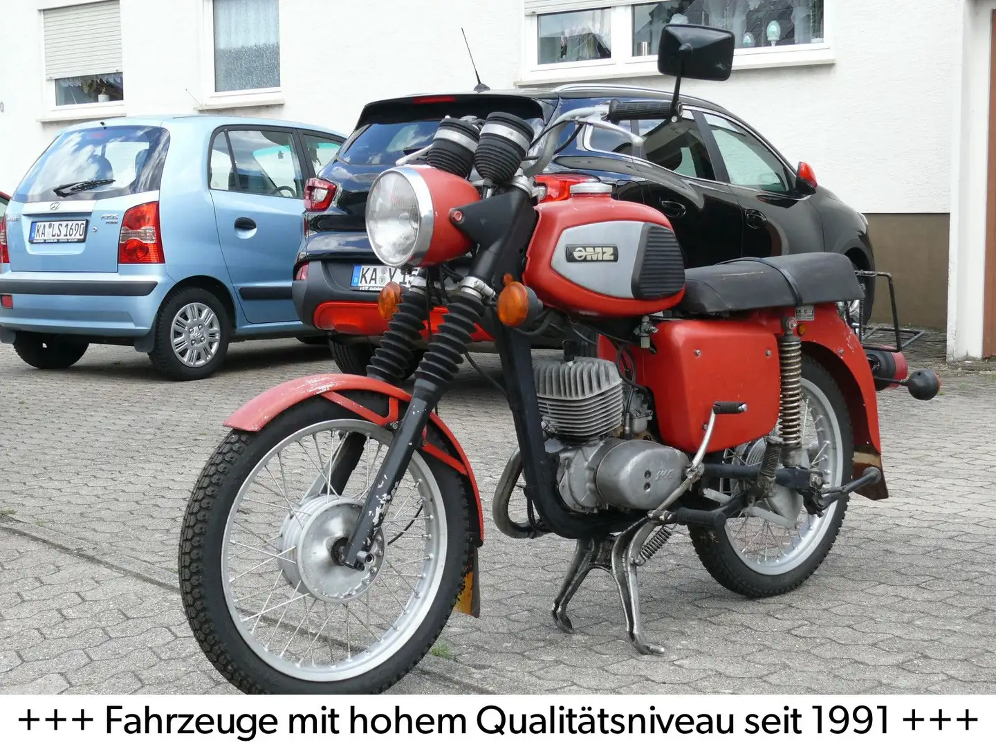 MZ TS 125 8.000Km"schöne Patina"TÜV 01/2026" Rot - 1