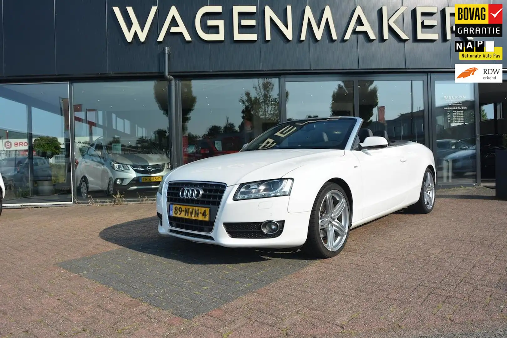 Audi A5 Cabriolet 2.0 TFSI AUT|Clima|Cruise|NAV|LED|Dealer Wit - 1