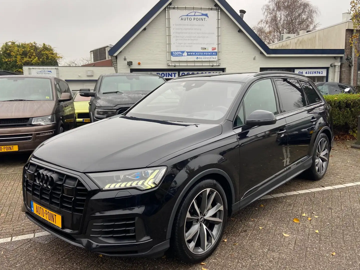 Audi Q7 60TSI 456pk QUATTRO COMPETION/S-LINE/HUD/MATRIX Noir - 1